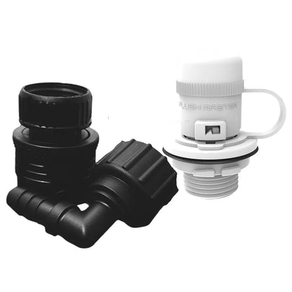 Flushmaster Flush Port Quick Connect for Mercury Outboards - White