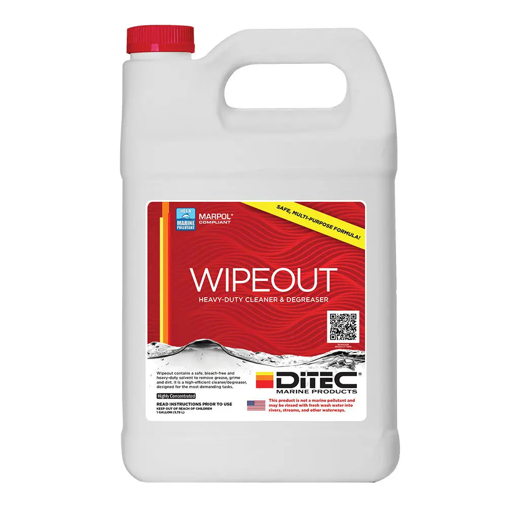 DiTEC Wipeout Multi-Surface Cleaner - Gallon | Heavy-Duty, Eco-Friendly Cleaning Solution