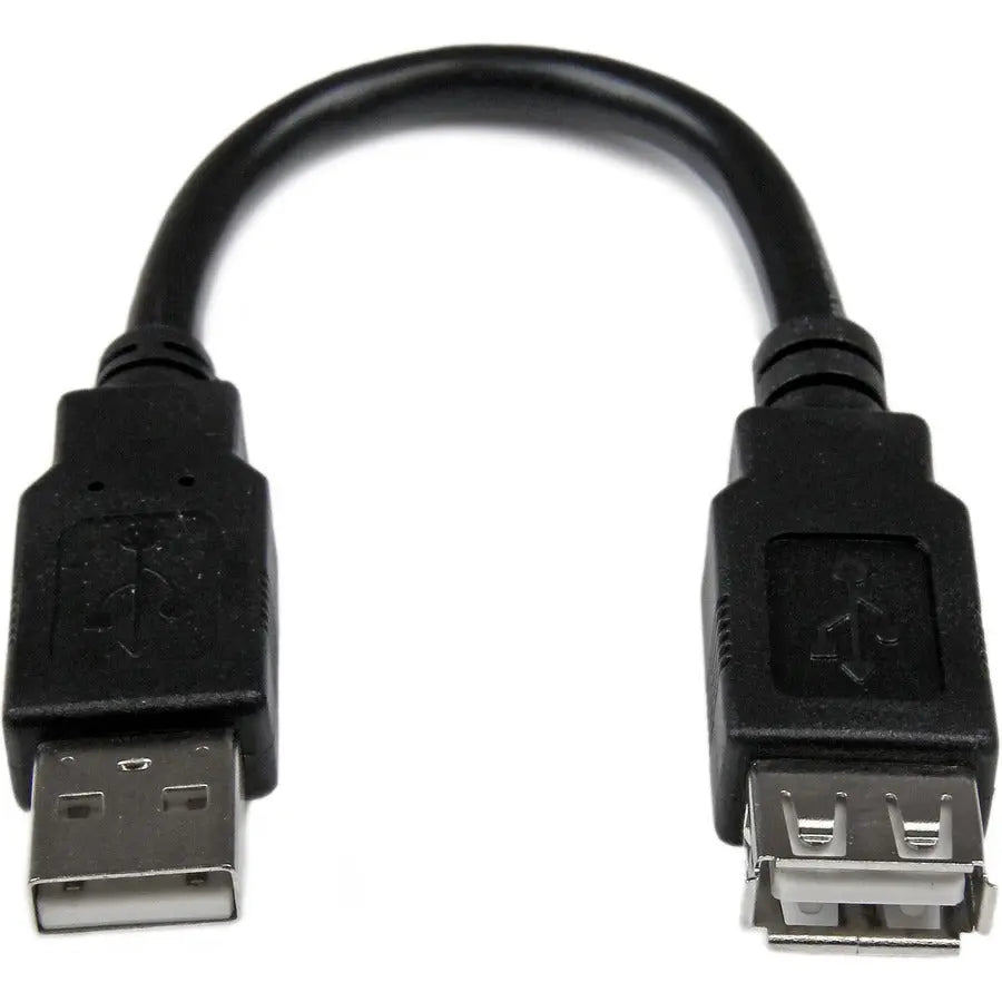 StarTech.com 6-inch USB 2.0 Extension Cable A to A - Male to Female (Part No. USBEXTAA6IN)