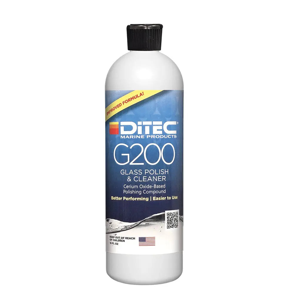 DiTEC Marine Products G200 Glass Polishing Compound - 16oz for Water Spot and Scratch Removal