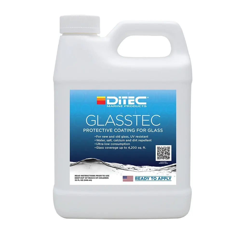 DiTEC Marine Products Glasstec Hydrophobic Glass Coating - 32oz