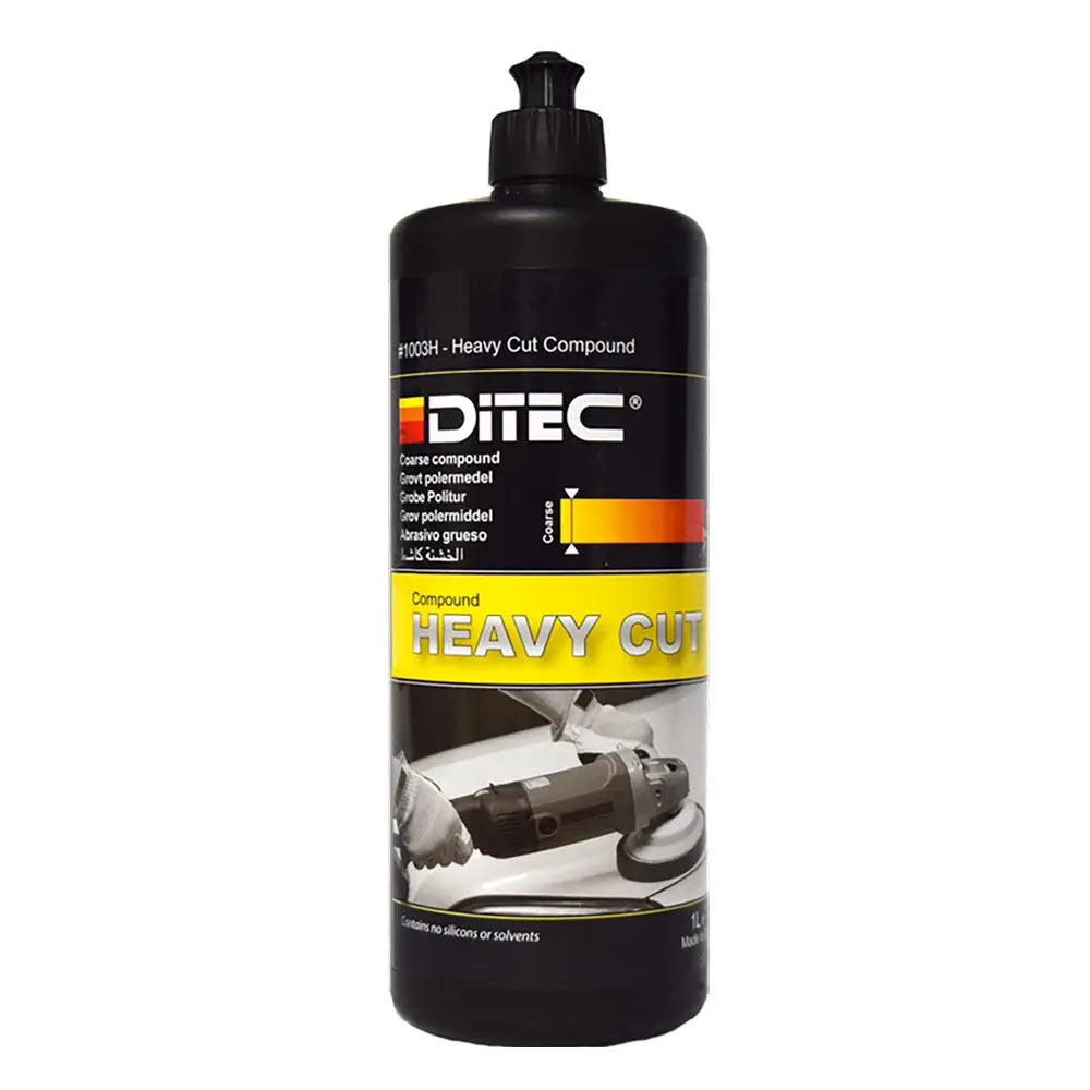 DiTEC Marine Products Heavy Cut Polishing Compound - 32oz for Scratch and Oxidation Removal