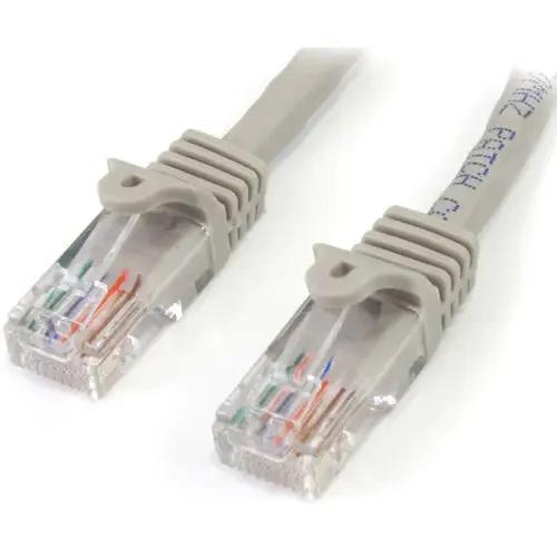 StarTech.com 1 ft Gray Cat5e UTP Patch Cable with Snagless Design and PoE Support by StarTech.com