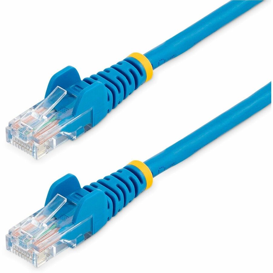 StarTech.com 12 ft Blue Cat5e UTP Patch Cable with Power-over-Ethernet Support