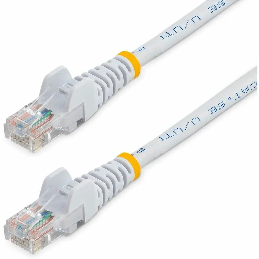 StarTech.com 25 ft White Snagless Cat5e UTP Patch Cable with PoE Support