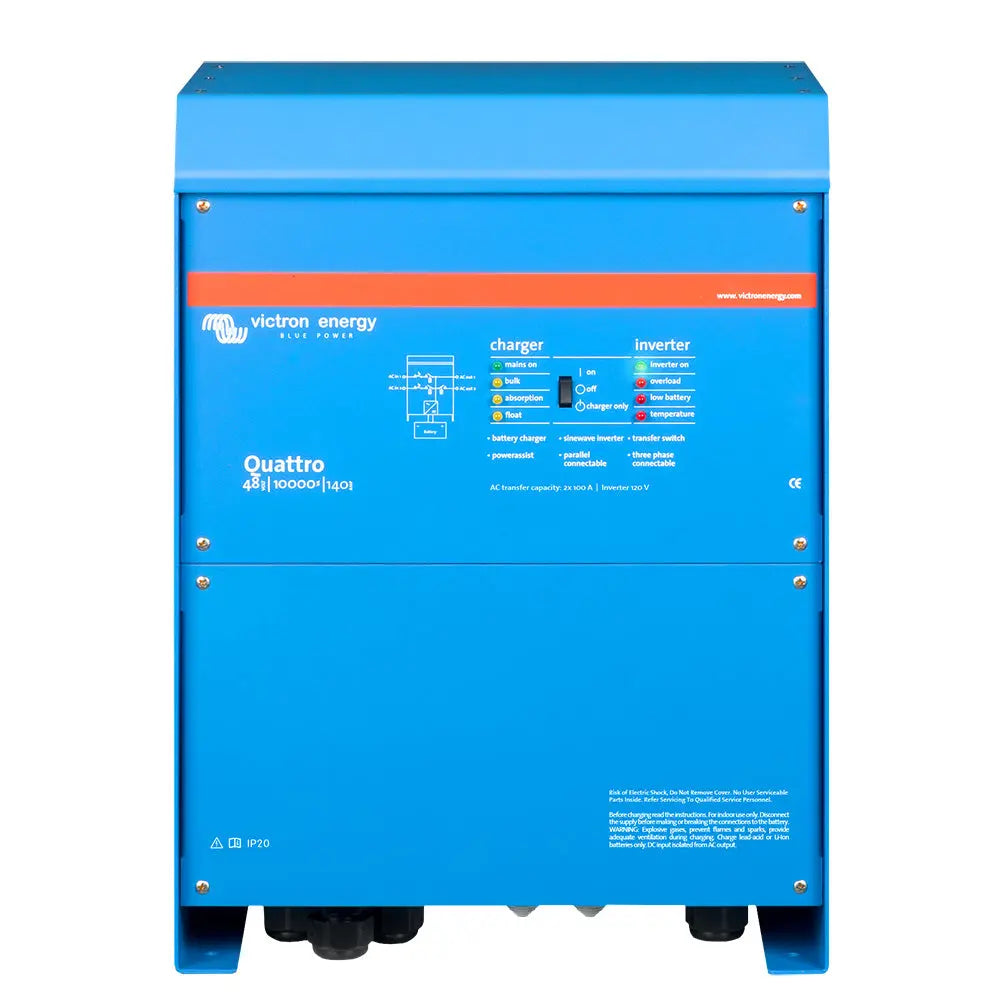 Victron Energy Quattro 48/10000 120V VE.Bus MultiPlus Inverter and Charger