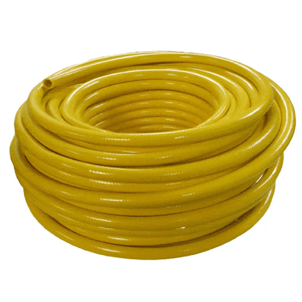 Trident Marine 3/4 inch x 164 ft Wash Down Hose - Yellow, Heavy Duty FDA-Grade PVC