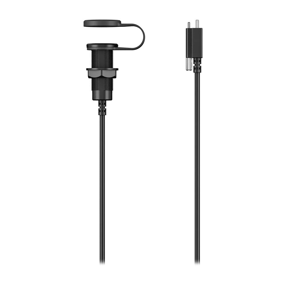 Fusion Part 010-13354-00 Flush Mount USB-C Port with 6.5 ft Cable for Marine Stereo