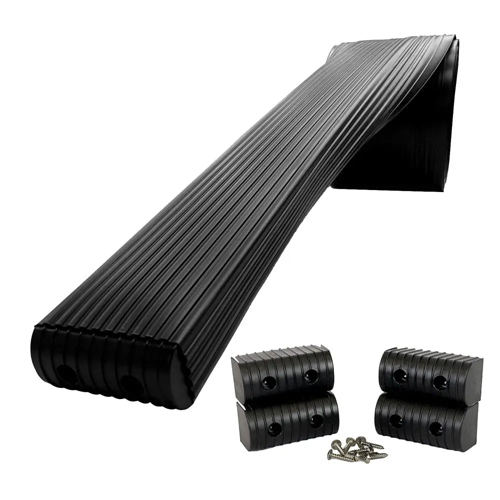 Caliber BunkWrap Kit - Black 16 ft Roll with Stainless Steel Hardware and Endcaps