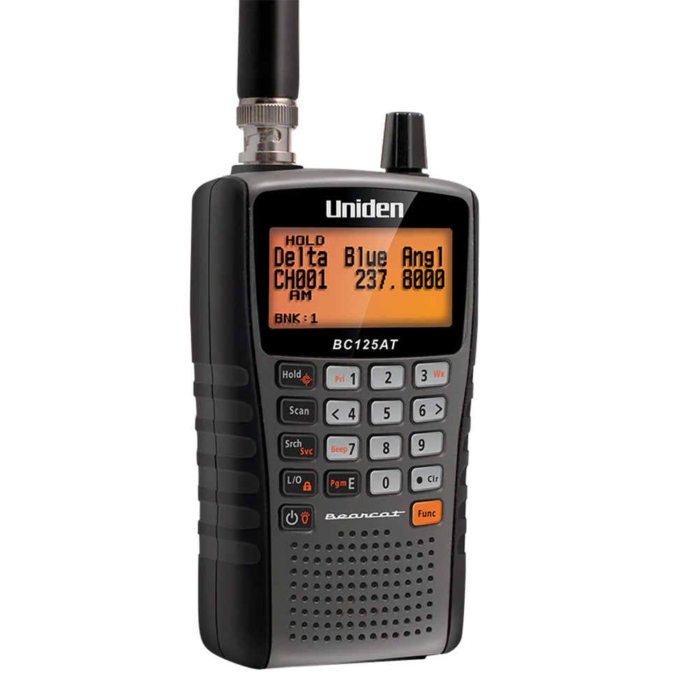 Uniden BC125AT Handheld Scanner with 500 Alpha-Tagged Channels and Close Call RF Technology