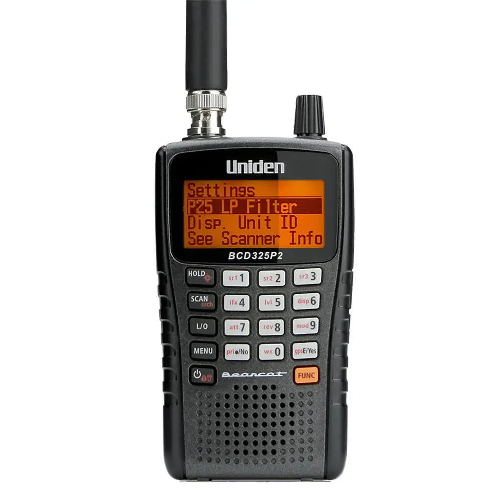 Uniden BCD325P2 Compact Digital Handheld Scanner with TrunkTracker V and Location-Based Scanning