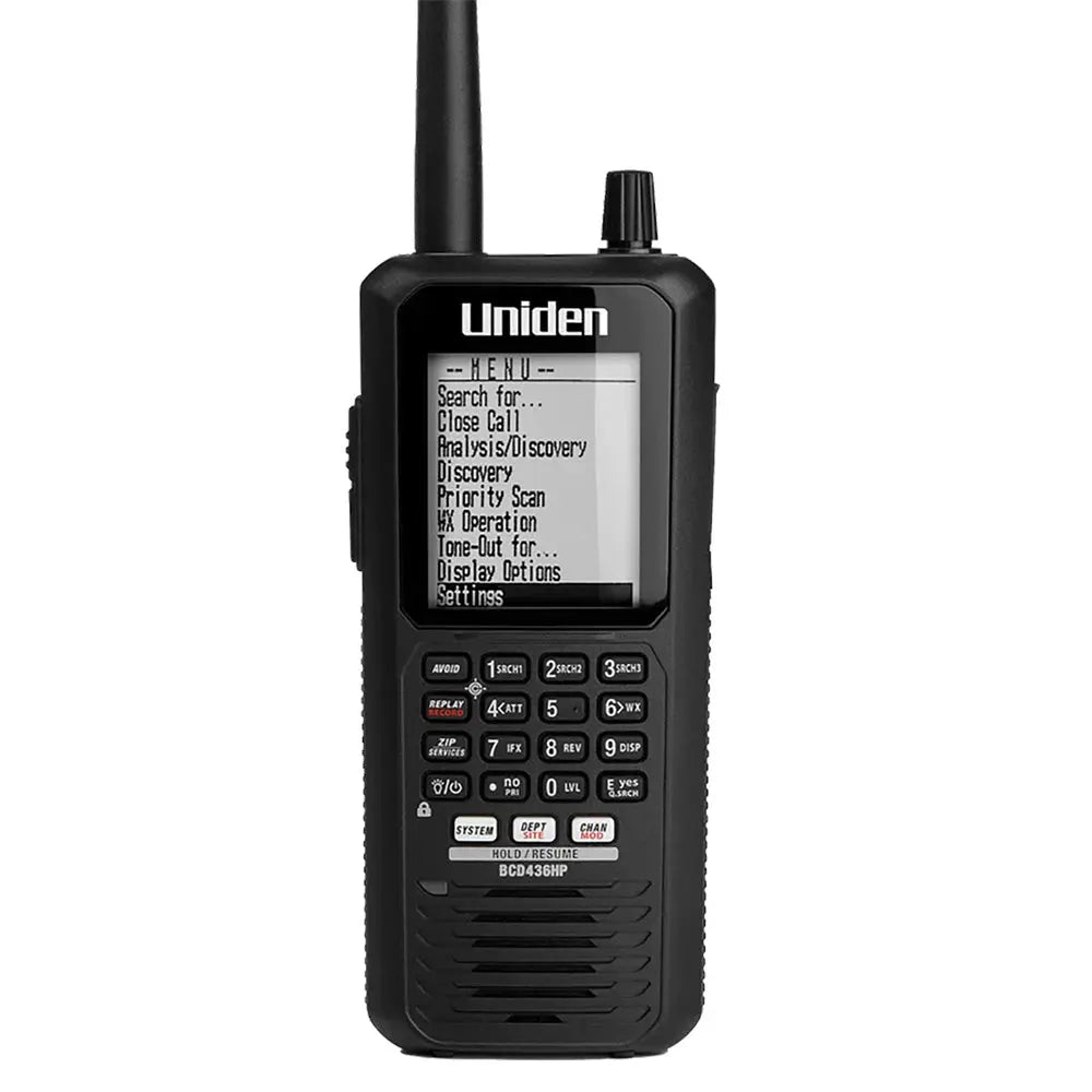 Uniden BCD436HP Digital Handheld Scanner with GPS and Close Call RF Capture