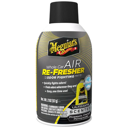 Meguiar's G260102 Ultimate Whole Car Air Re-Fresher Aerosol, 2 oz