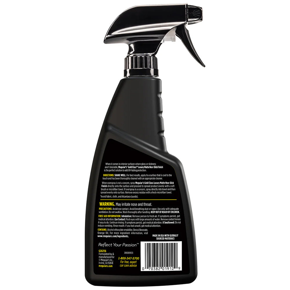 Meguiar's Gold Class Luxury Matte Interior Protectant - 16oz