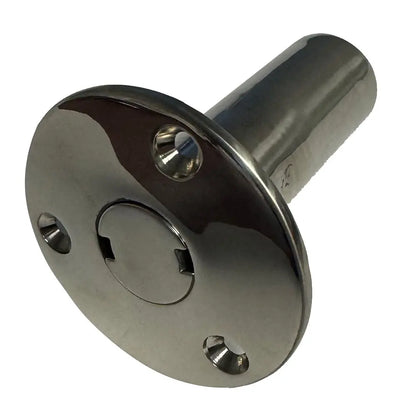 TACO Marine F16-3490 Stainless Steel Twist Lock Base for J-Lock Sunshade - 90 Degree