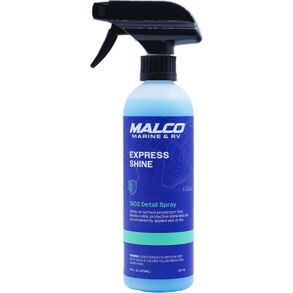 Malco Express Shine SiO2 Detail Spray - 16oz for Easy Paint Protection and Shine Enhancement