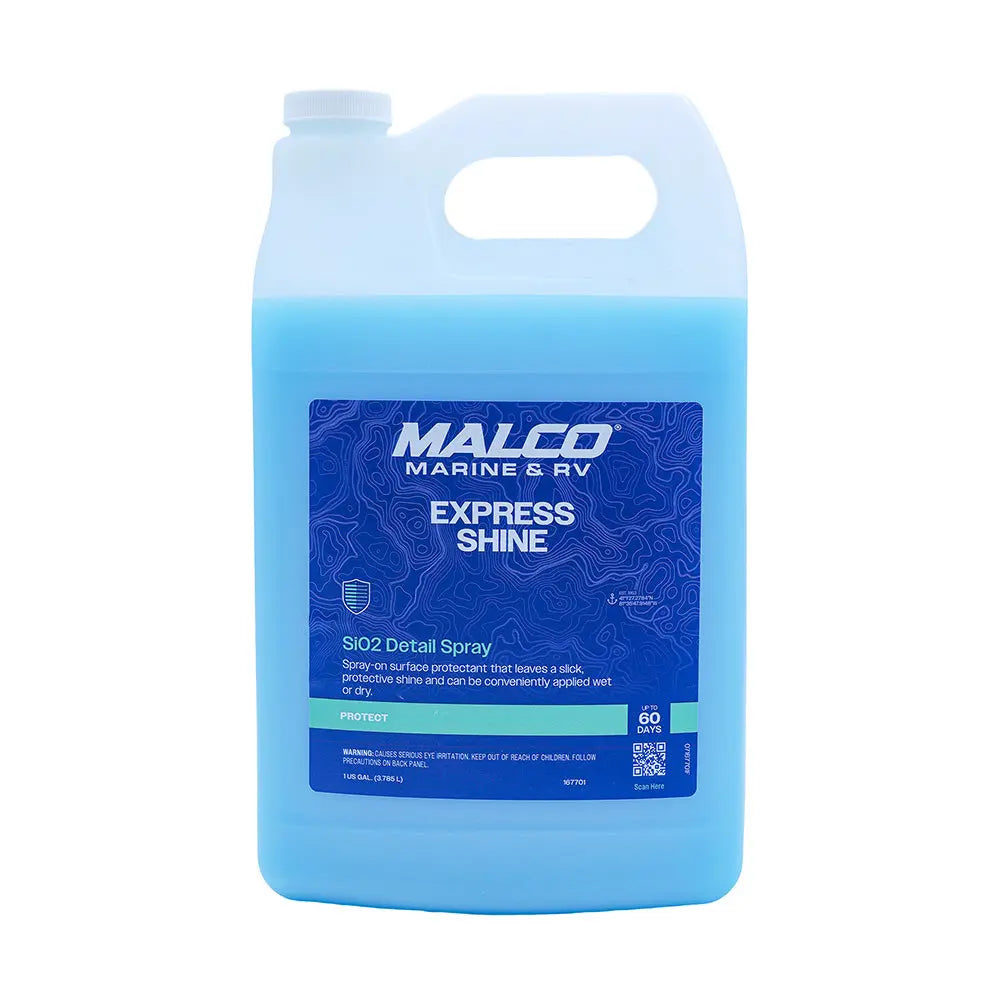 Malco Express Shine SiO2 Detail Spray - 1 Gallon for Quick Paint Protection and Shine