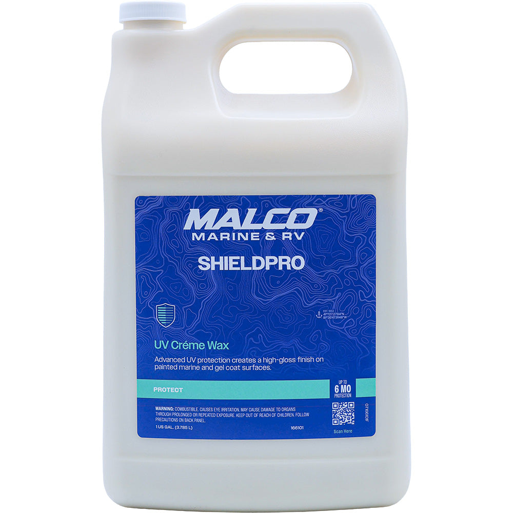 Malco ShieldPro UV Creme Wax 1 Gallon for Marine and Automotive Surfaces