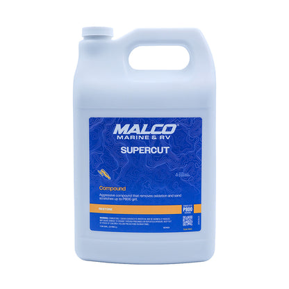 Malco Super Cut Compound - 1 Gallon for Gelcoat, Fiberglass, and Painted Surfaces
