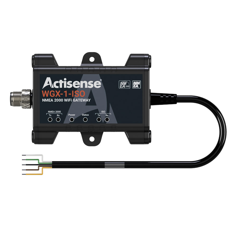 Actisense NMEA 0183 to NMEA 2000 Gateway with WiFi and PC Interface - ISO Connection (Part Number: WGX-1-ISO)