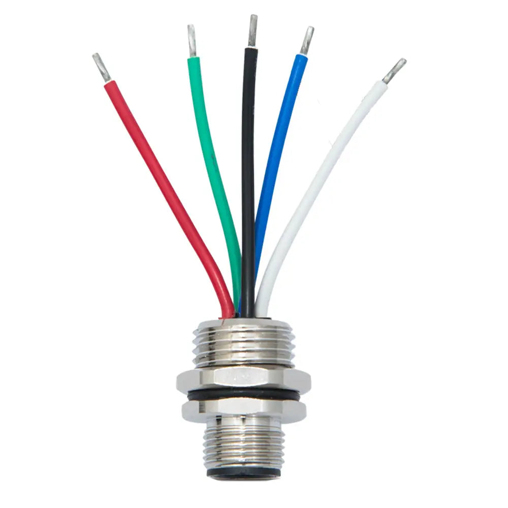 Actisense Rear Panel Mount NMEA2000 Wired Micro 5-Pin Male Connector (Part A2K-PMW-M)