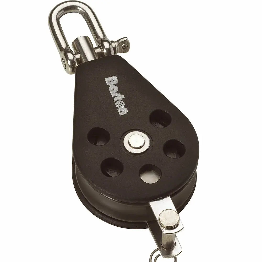 Barton Marine Size 1 30mm Plain Bearing Pulley Block with Swivel & Becket