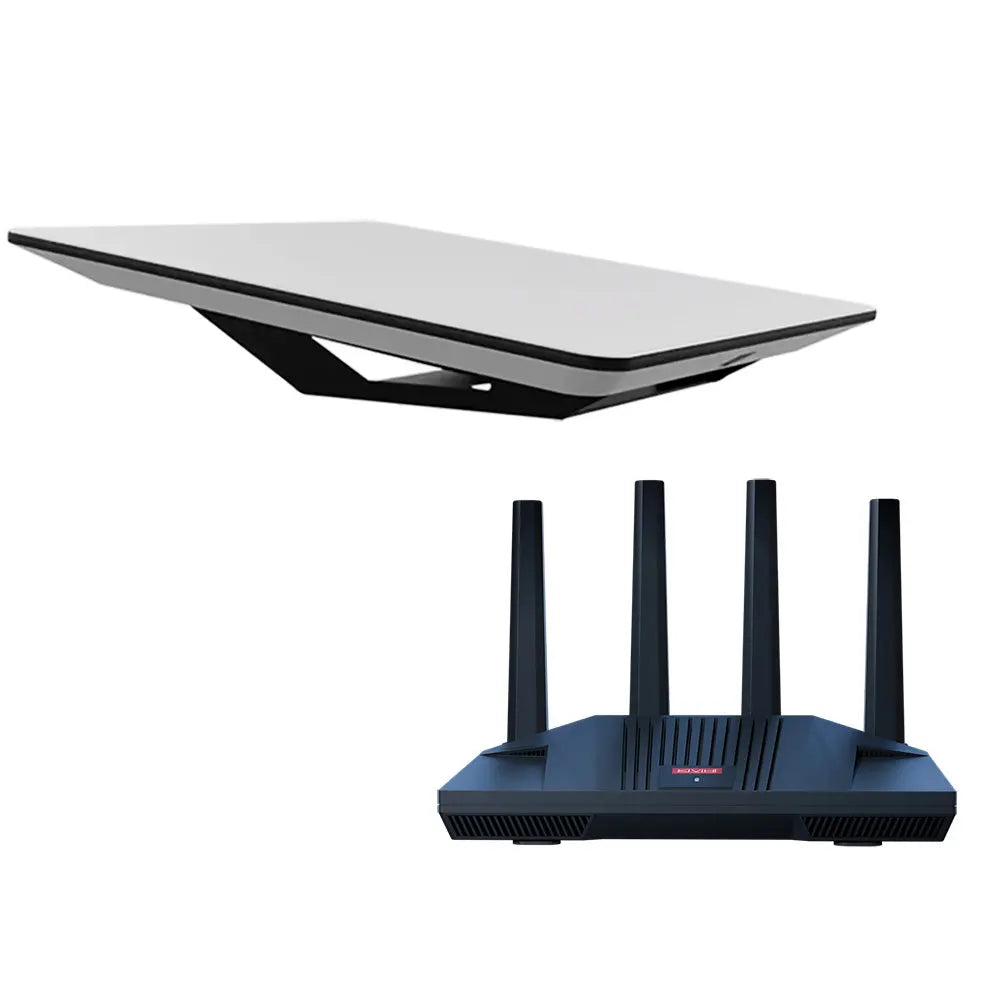 KVH Starlink Performance Gen 2 Kit with CommBox Edge Core Wi-Fi Router for Marine Connectivity