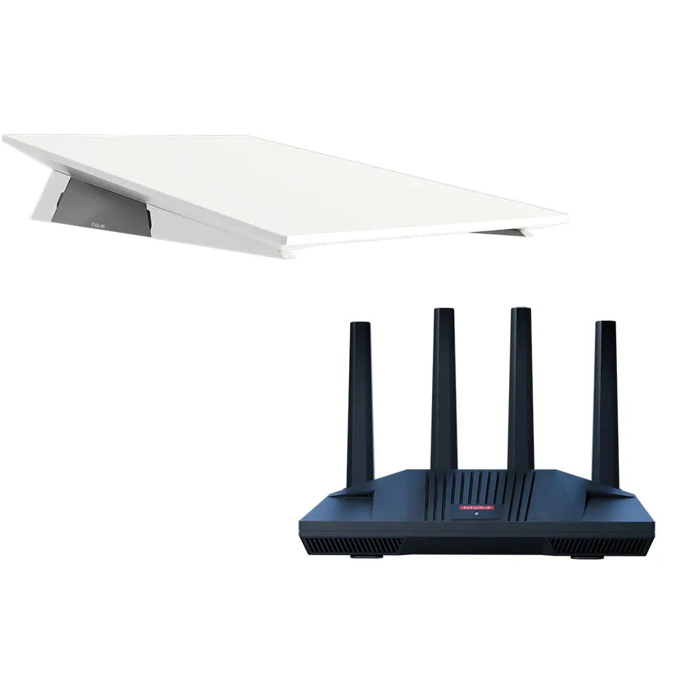 KVH Starlink Performance Gen 3 Kit with Wedge Mount & CommBox Edge Core Wi-Fi Router