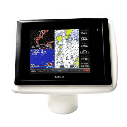 Seaview PowerPod Uncut with Aluminum Base - 11.125"W x 8"H Marine Electronics Mounting Pod