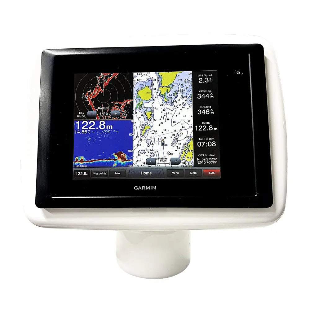 Seaview PowerPod Uncut with Aluminum Base - 18.36"W x 10.61"H Marine Electronics Mount