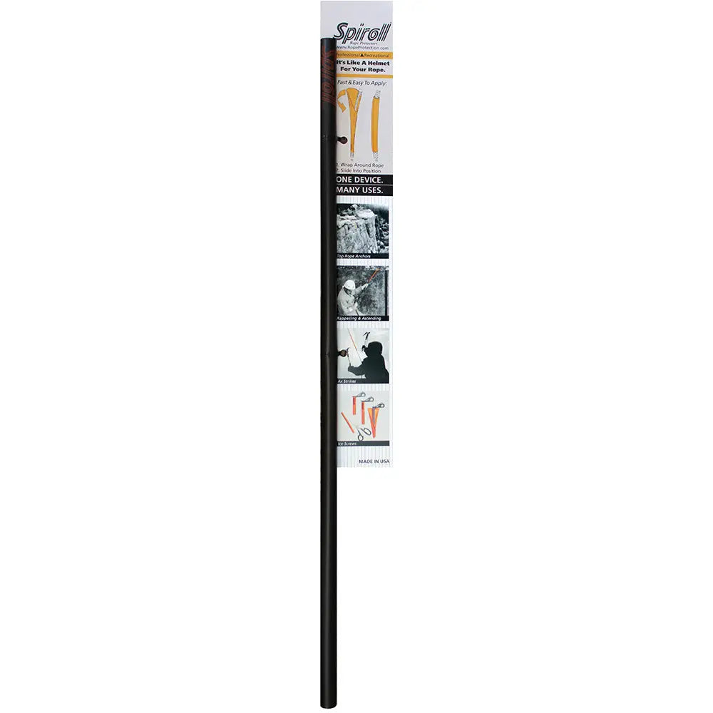 Spiroll Rope Protector Black for Lines 1/2 Inch and Greater – Durable Polyurethane Wraps