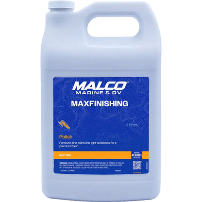Malco MaxFinishing Polish - 1 Gallon for Deep Gloss and Swirl-Free Finish