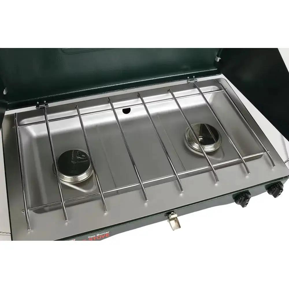Coleman PerfectFlow 2-Burner Classic Camping Stove with WindBlock Panels by Coleman