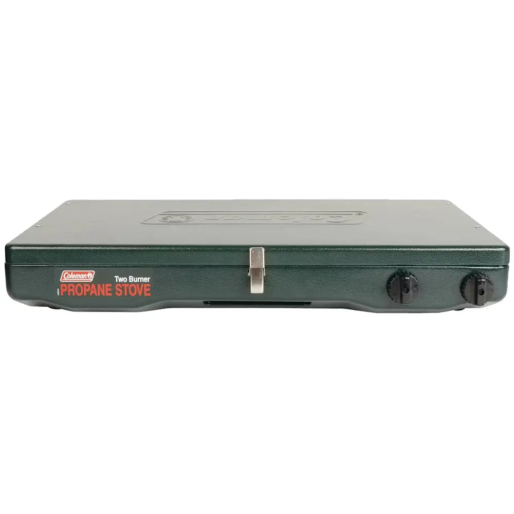 Coleman PerfectFlow 2-Burner Classic Camping Stove with WindBlock Panels
