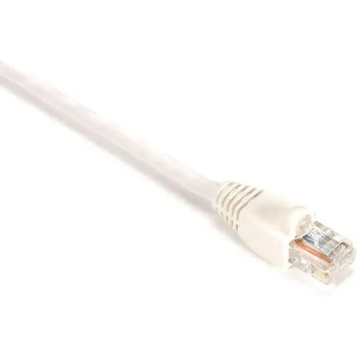 Black Box GigaBase Cat. 5e UTP Patch Network Cable – 1 Foot, White, High-Speed Ethernet