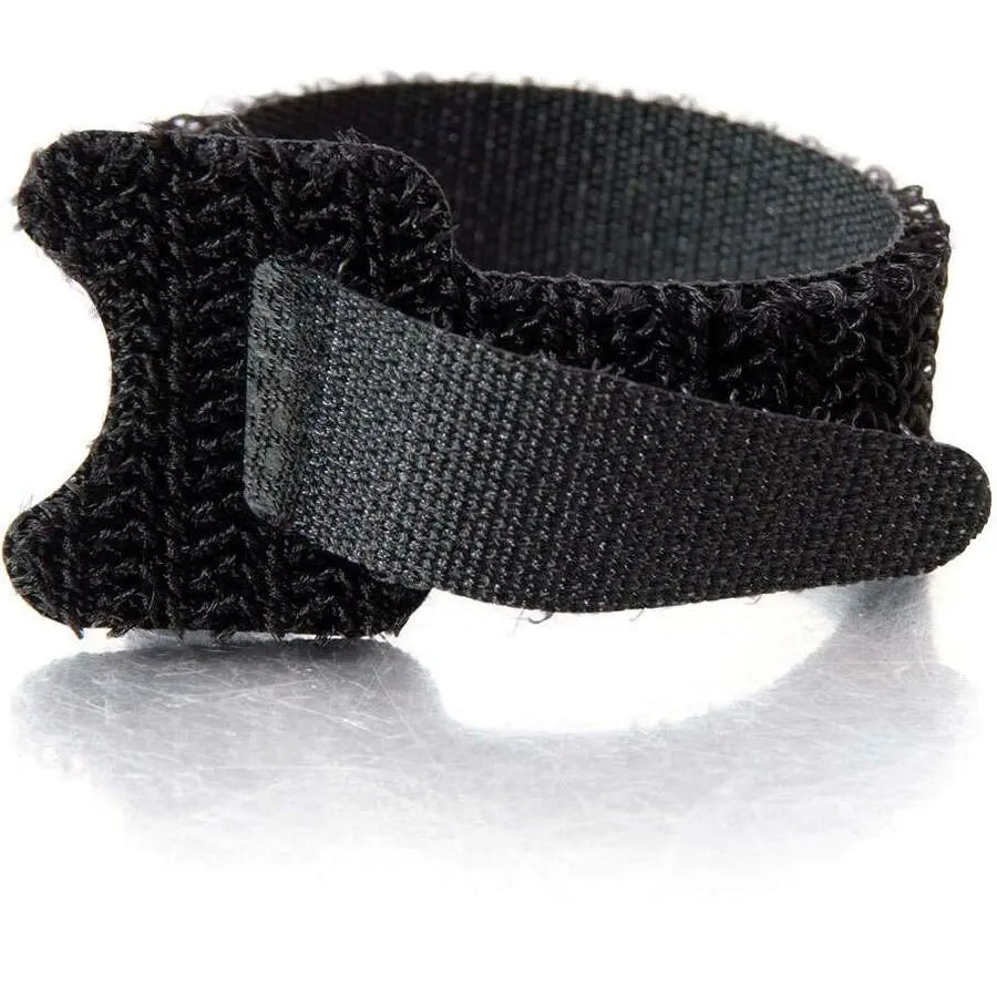 C2G 6 Inch Hook and Loop Cable Management Wraps – Black, 12 Pack by Legrand Group