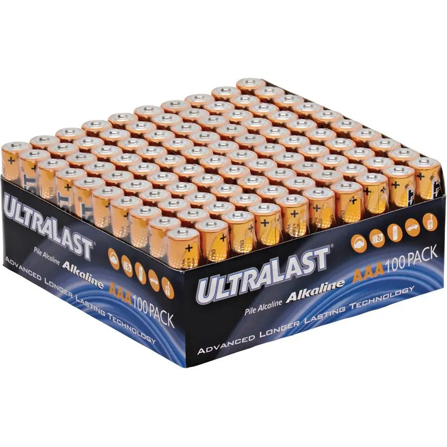 Dantona Industries UltraLast Green ULA100AAAB AAA Size Battery Bulk Pack