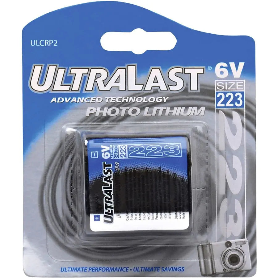 Dantona Industries UltraLast Green ULCRP2 CRP2 (223) Lithium Photo Camera Battery