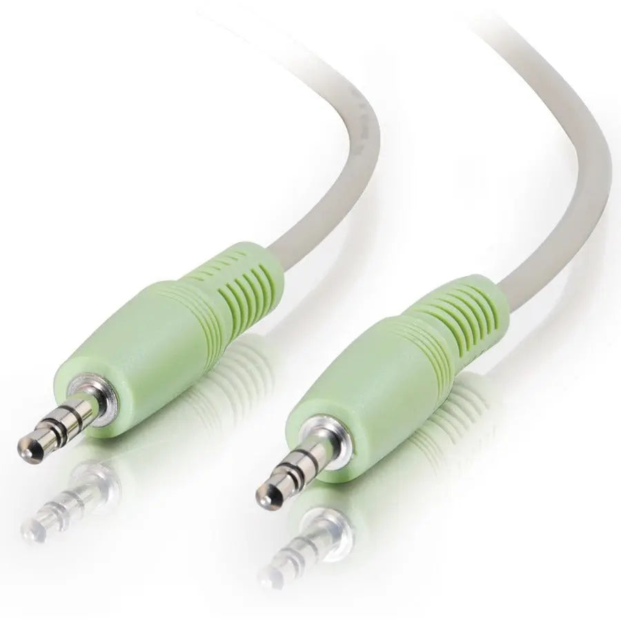 C2G Legrand Group PC-99 12ft Stereo Audio Cable - Beige, M/M 3.5mm Plug