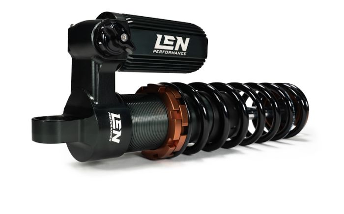 LEN Performance LS4-80001F Front Track Shock Absorber for Enhanced Vehicle Stability