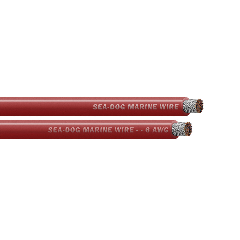 Sea-Dog 6 AWG Red Battery Cable - 25 Feet by Sea-Dog