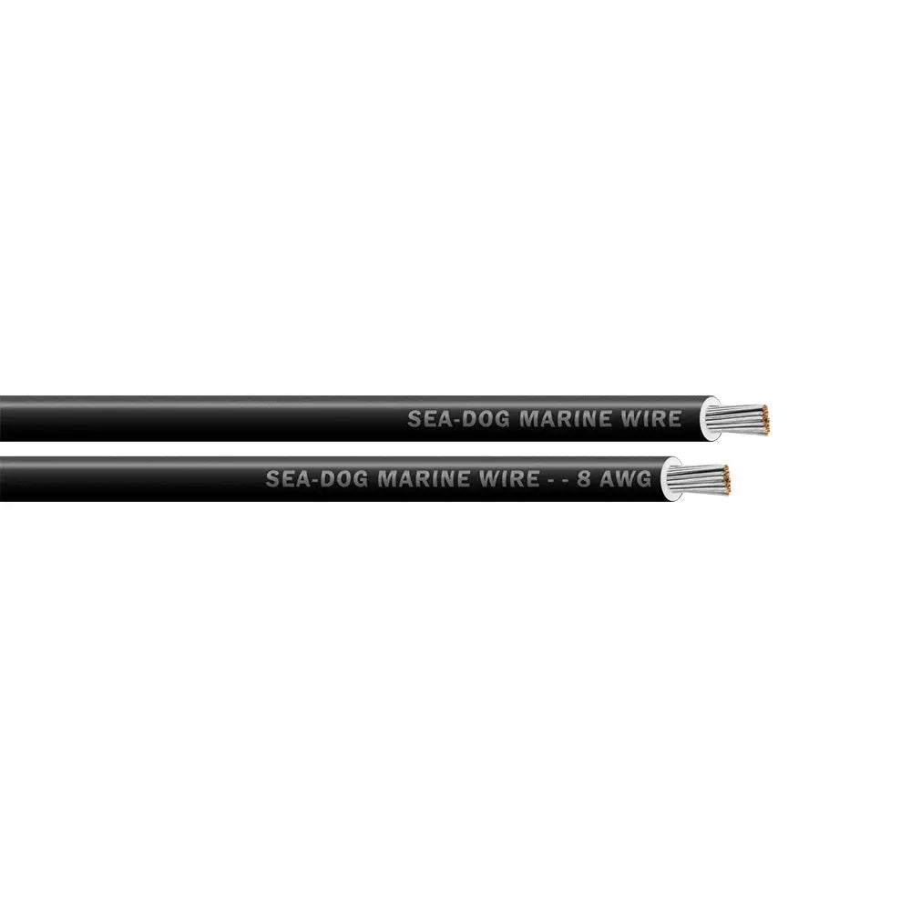 Sea-Dog 8 AWG Black Primary Marine Wire - 25 Feet