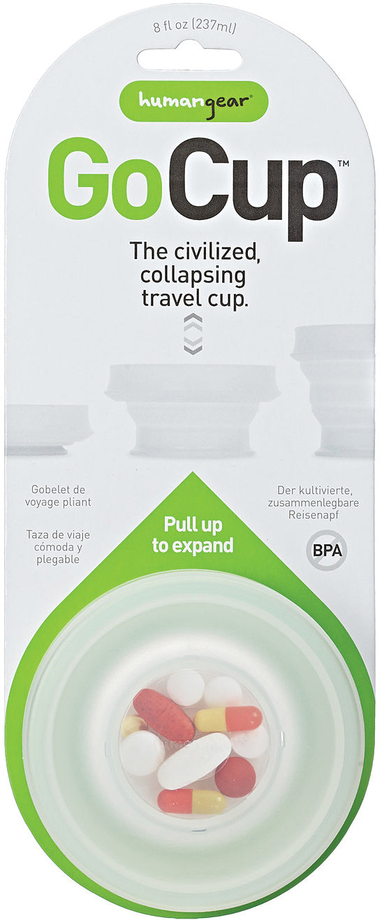 Humangear GoCup Large 8 Oz Clear