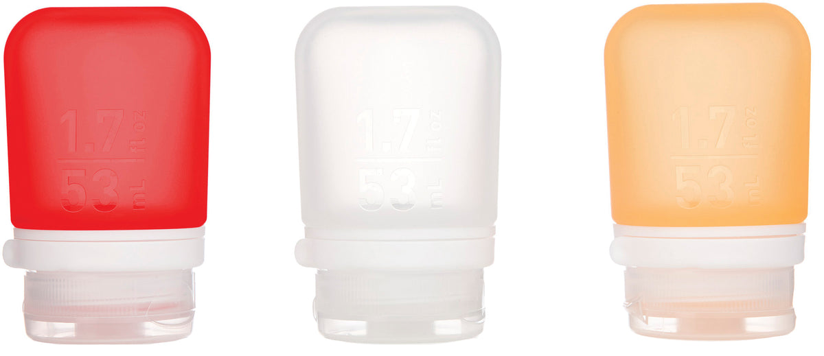 Humangear Gotoob+ 3-Pack Small Clear, Red and Orange
