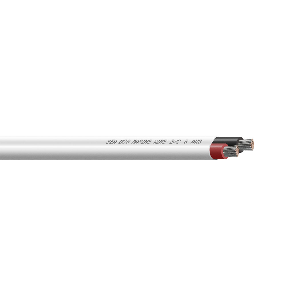 Sea-Dog 8/2 AWG Flat Duplex Marine Wire Red/Black - 100 Feet by Sea-Dog