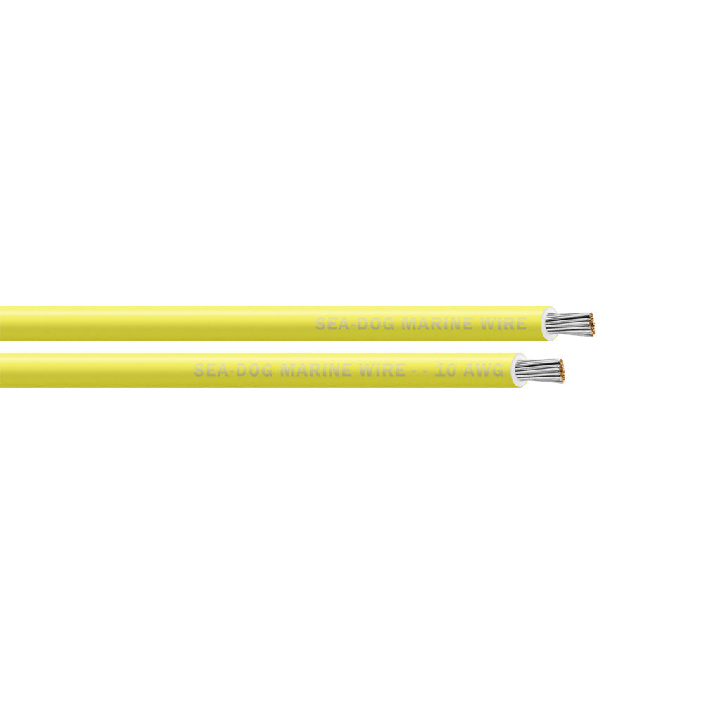 Sea-Dog 10 AWG Yellow Primary Marine Wire - 25 Feet by Sea-Dog