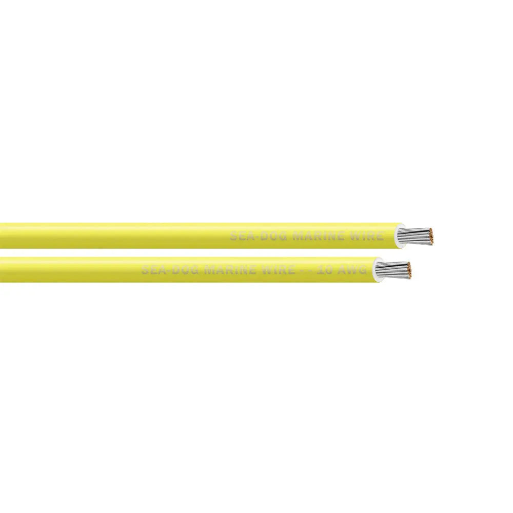 Sea-Dog 10 AWG Yellow Primary Marine Wire - 100 Feet
