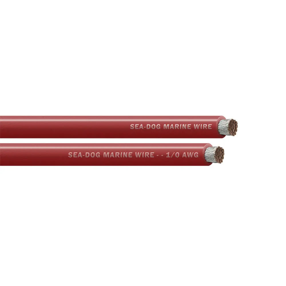 Sea-Dog 1/0 AWG Red Battery Cable - 25 Feet