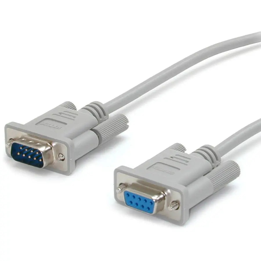 StarTech MXT106 15ft Straight Through DB9 Serial Cable - Mouse Extension, Gray