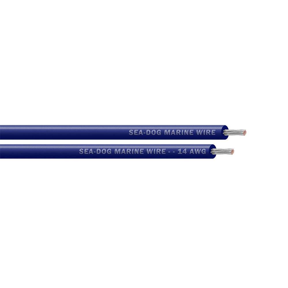 Sea-Dog 14 AWG Dark Blue Primary Marine Wire, 25 Feet